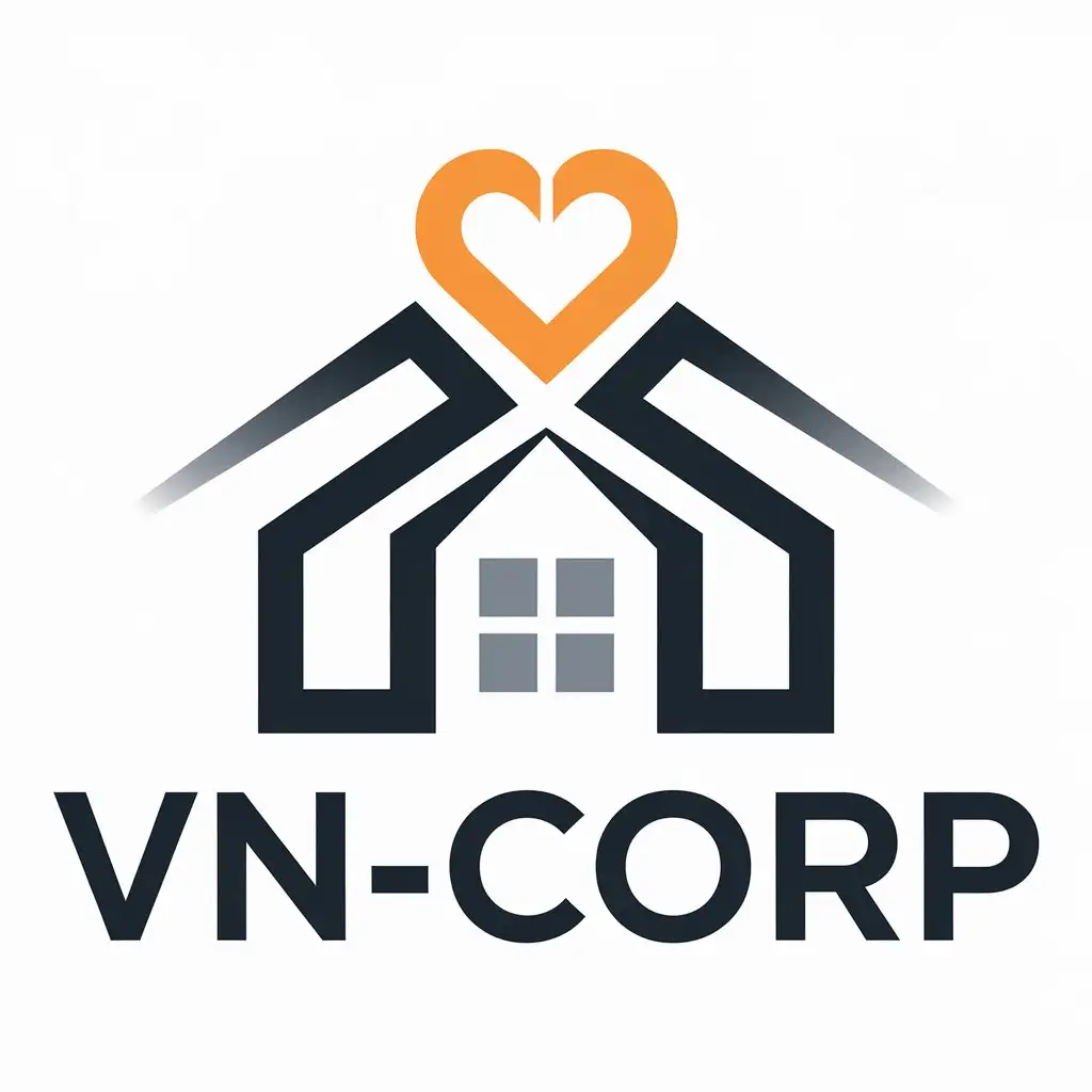 LOGO Design for VNCORP Vector Style with Home Healthcare Symbol for Medical and Dental Industry