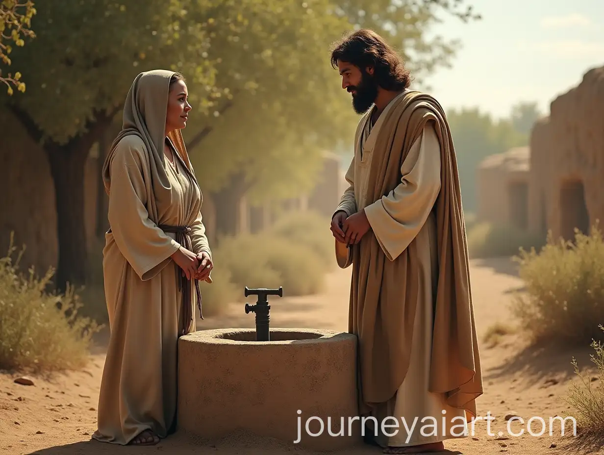 Biblical-Scene-Jesus-Talking-with-a-Woman-at-a-Well