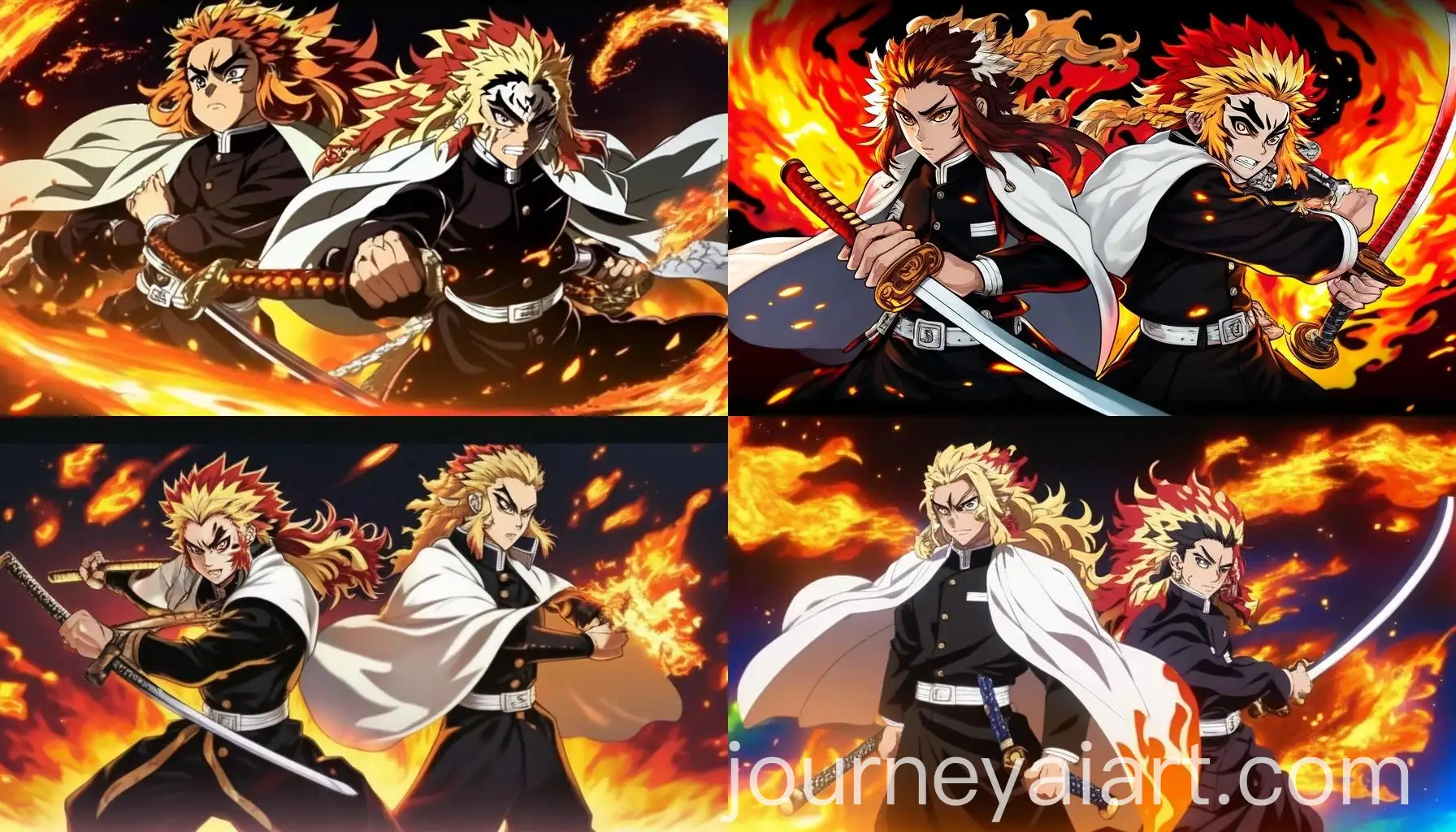 Rengoku-Kyojuro-and-Tanjiro-in-Fiery-Battle-Scene