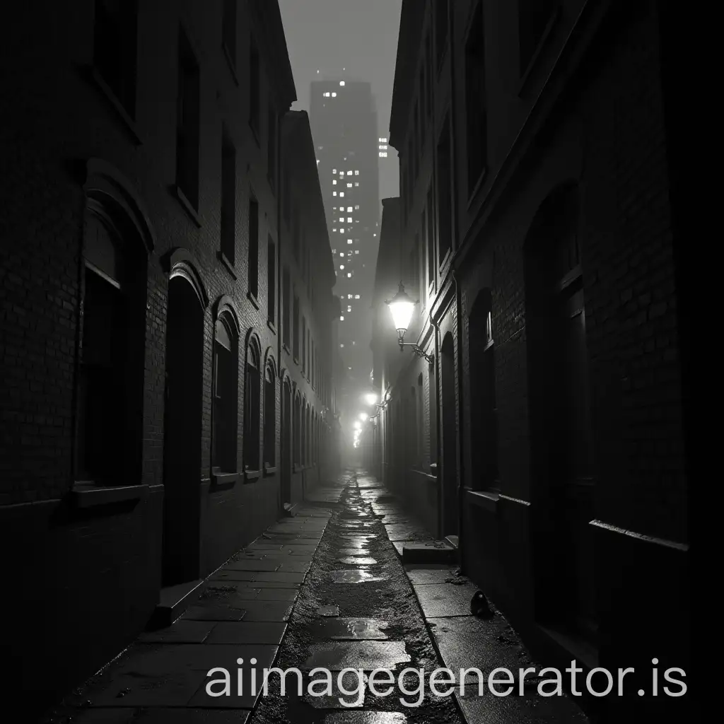 Dirty-Alley-in-Chicago-1940s-with-Dark-Atmosphere