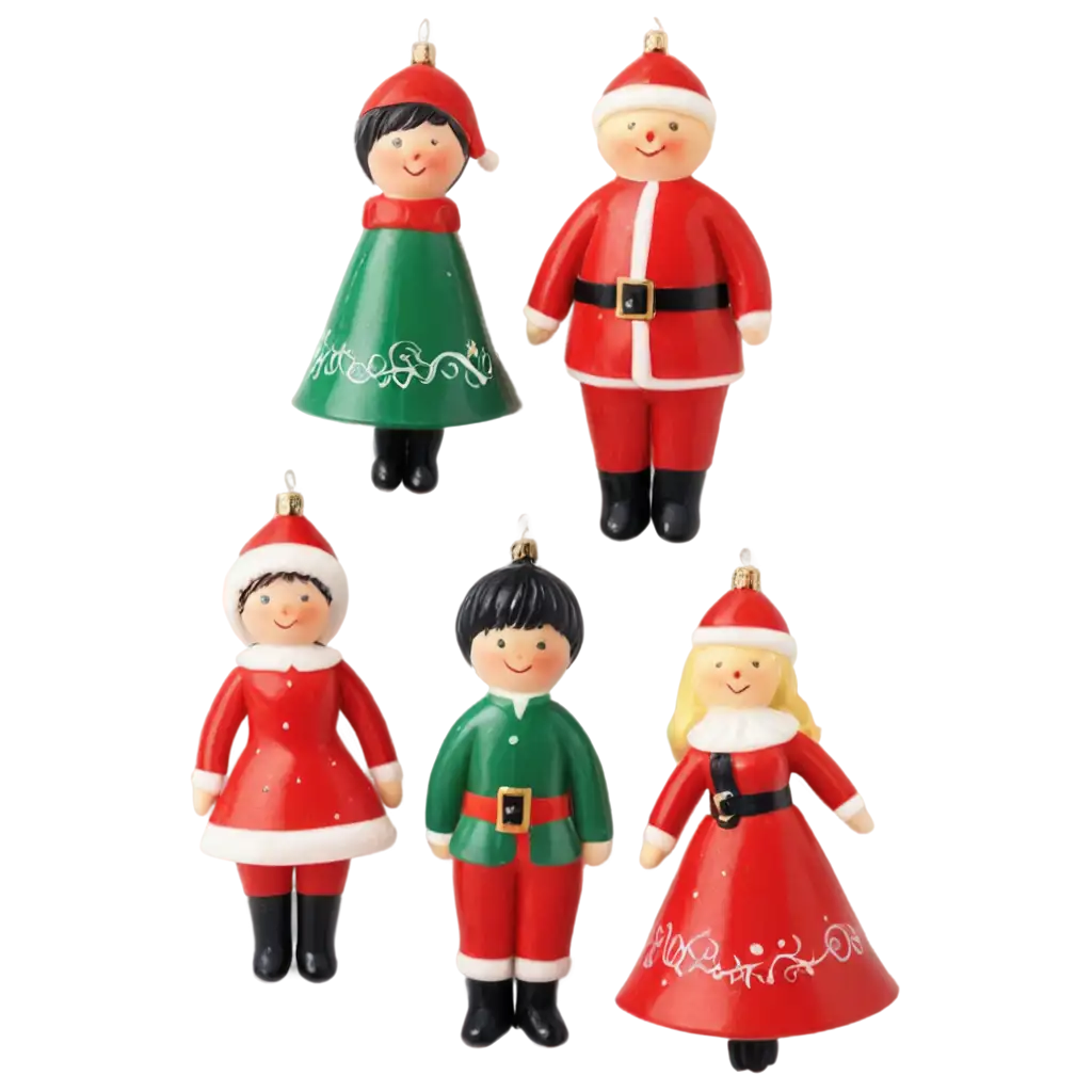 Christmas-Figurines-on-the-Christmas-Tree-PNG-HighQuality-Image-for-Holiday-Designs