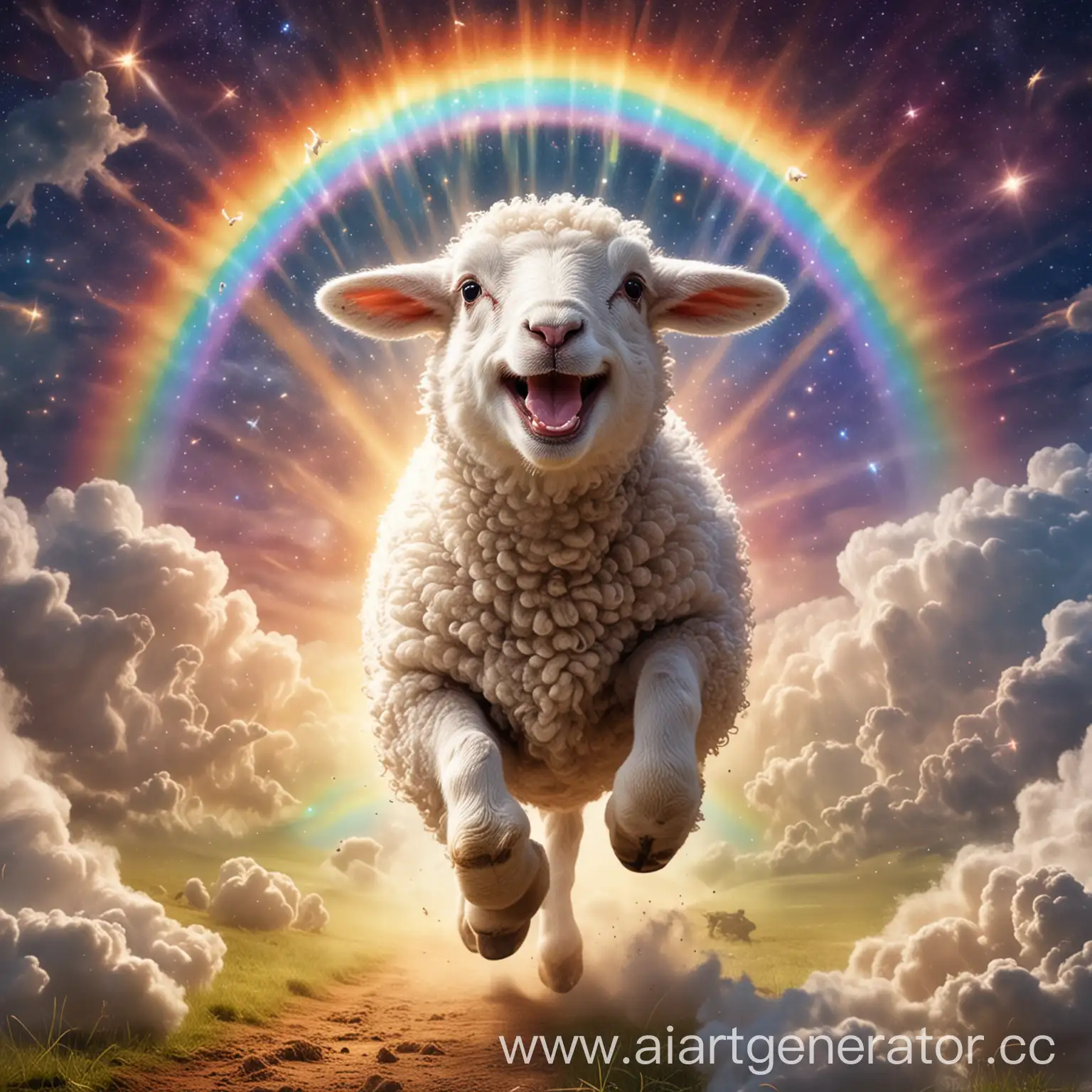 Joyful-Lamb-Running-Through-Rainbow-Galaxy