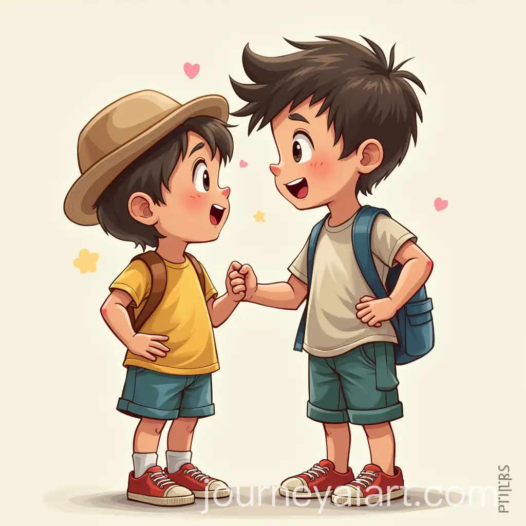 Young-Girl-and-Boy-in-Playful-Interaction