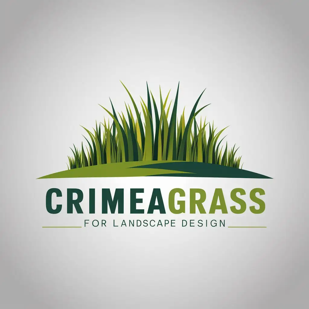 LOGO-Design-for-CRIMEAGRASS-Vector-Grass-Symbol-on-White-Background