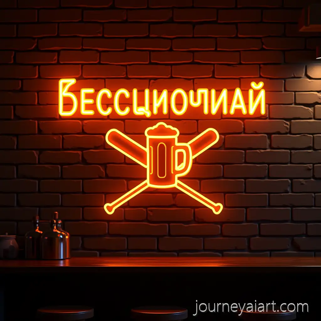 RealisticNeon-sign-sports-bar-Neon-Sign-in-Cozy-Sports-Bar-with-Baseball-Bat-and-Beer-Mug