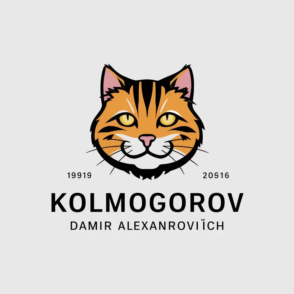 LOGO-Design-for-Kolmogorov-Damir-Alexandrovich-Cat-Theme-with-Moderate-Clarity-and-Clear-Background