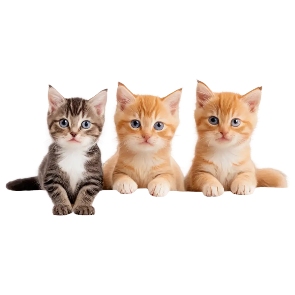 Adorable-Two-Kittens-and-a-Dog-PNG-Image-Delightful-Pets-Logo-Concept