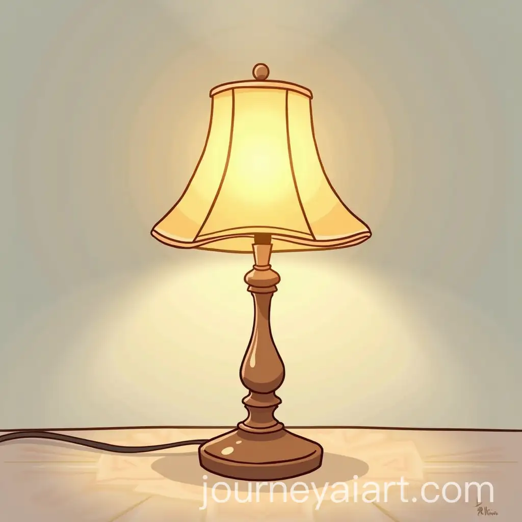 Cartoon-Style-Lamp-Illustration