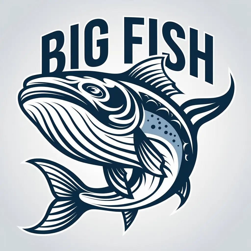 LOGO-Design-for-Big-Fish-Majestic-Whale-Symbol-in-Entertainment-Industry