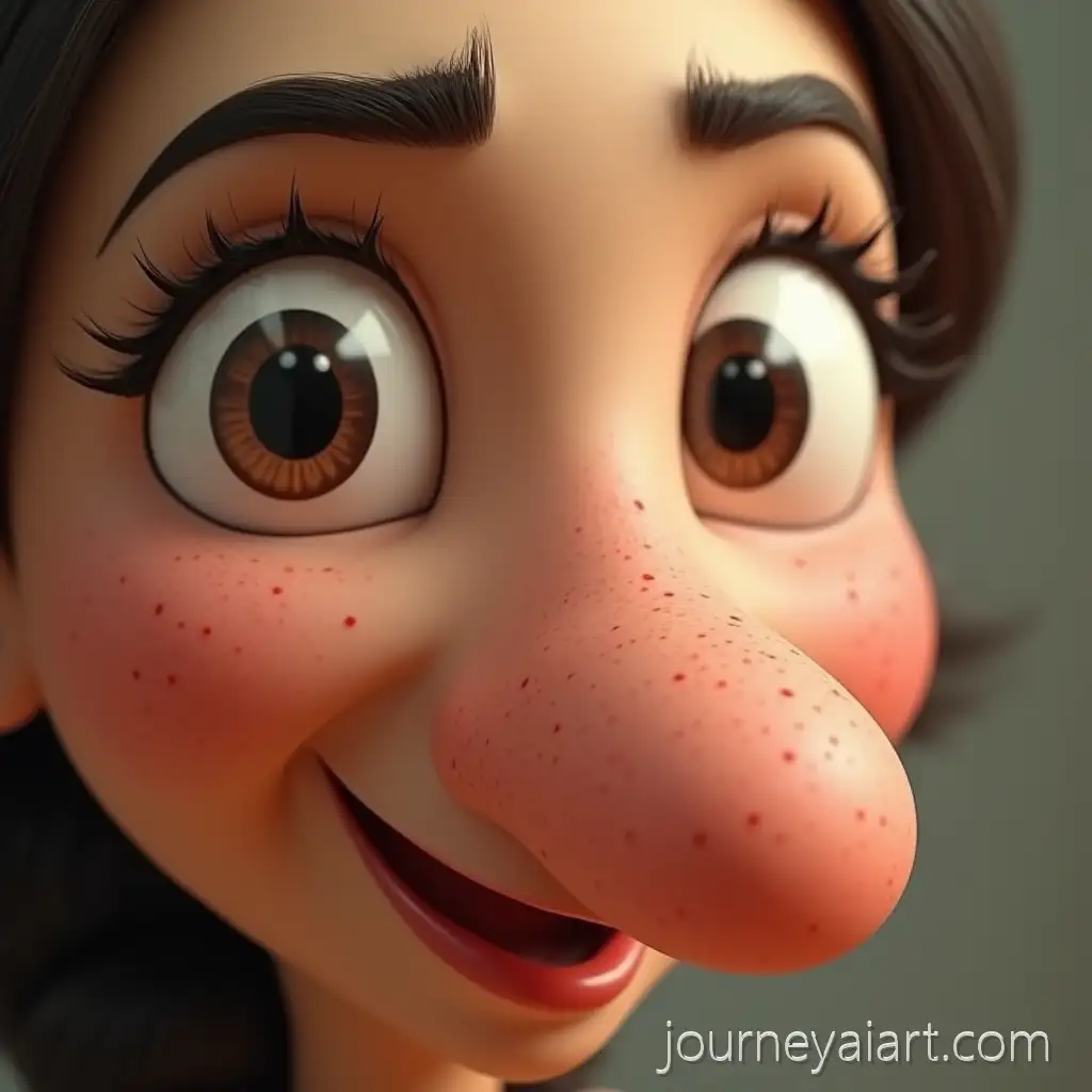 Whimsical-CartoonStyle-Human-Nose-withAI-Art-Prompt-Expansion-Expressive-Eyes-and-Smiling-Mouth