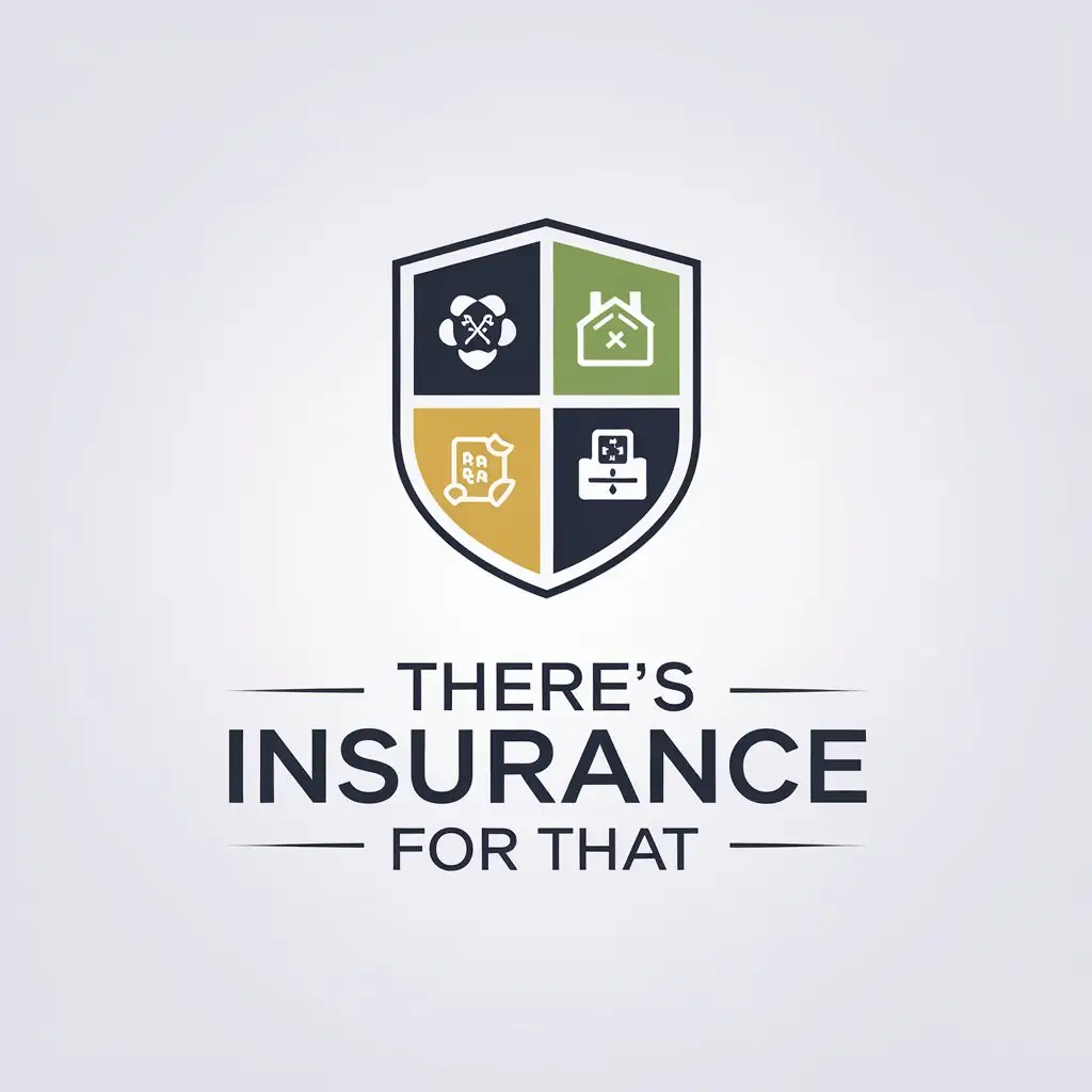 LOGO Design for Theres Insurance for That Minimalistic Shield Symbol for Finance Industry