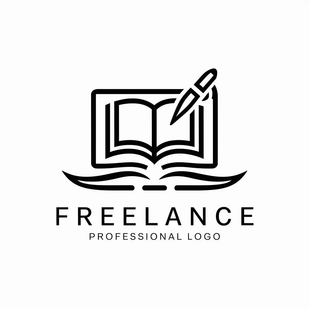 Freelance-Notebook-Drawing-Scheme-Logo