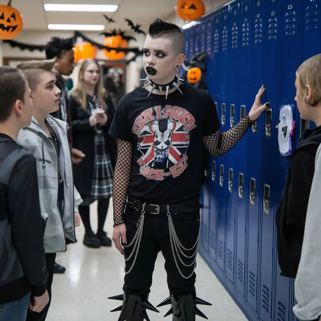 Teenage-Bullying-Scene-Wil-Wheaton-Confronted-at-School-with-Gothic-Style-and-Halloween-Atmosphere