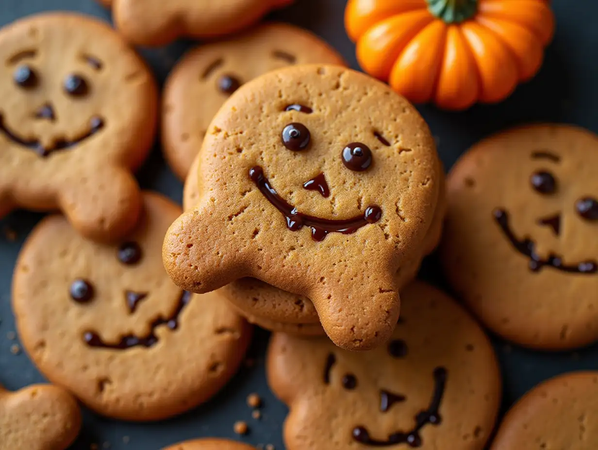 Spooky-Season-Ginger-Biscuit-Delights-A-Closeup-View