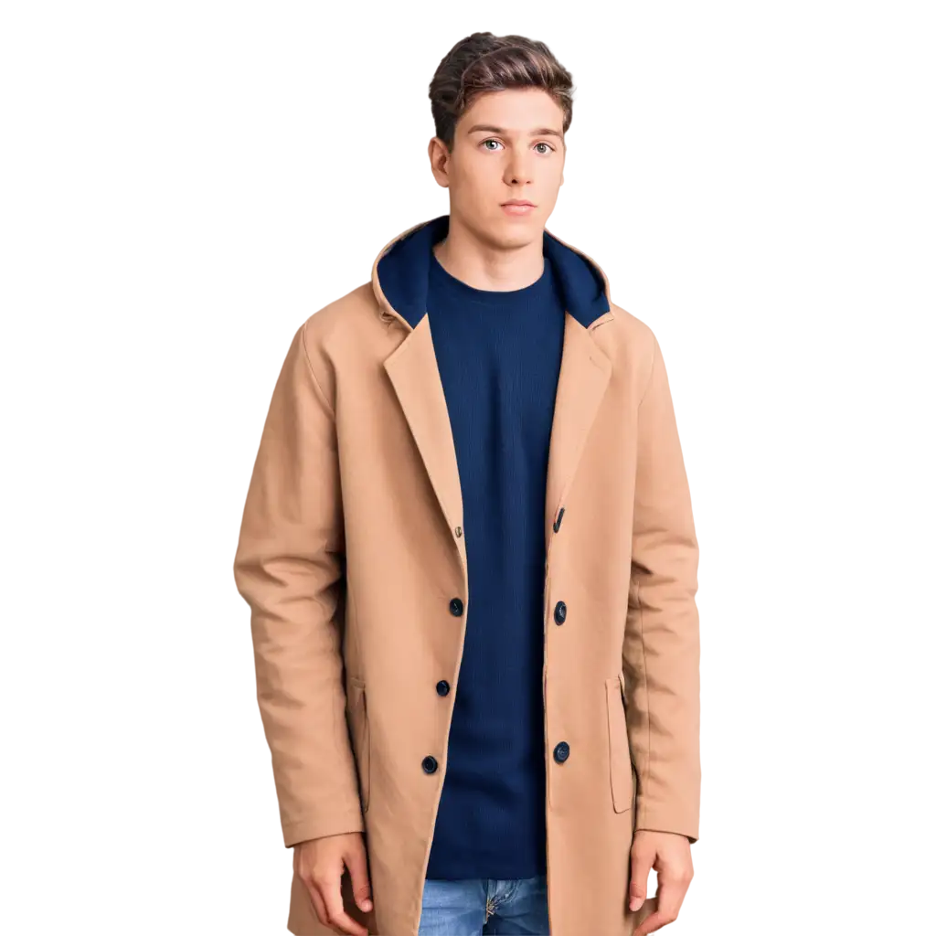 HighQuality-PNG-Image-of-a-19YearOld-College-Boy-in-a-Coat-for-Versatile-Use