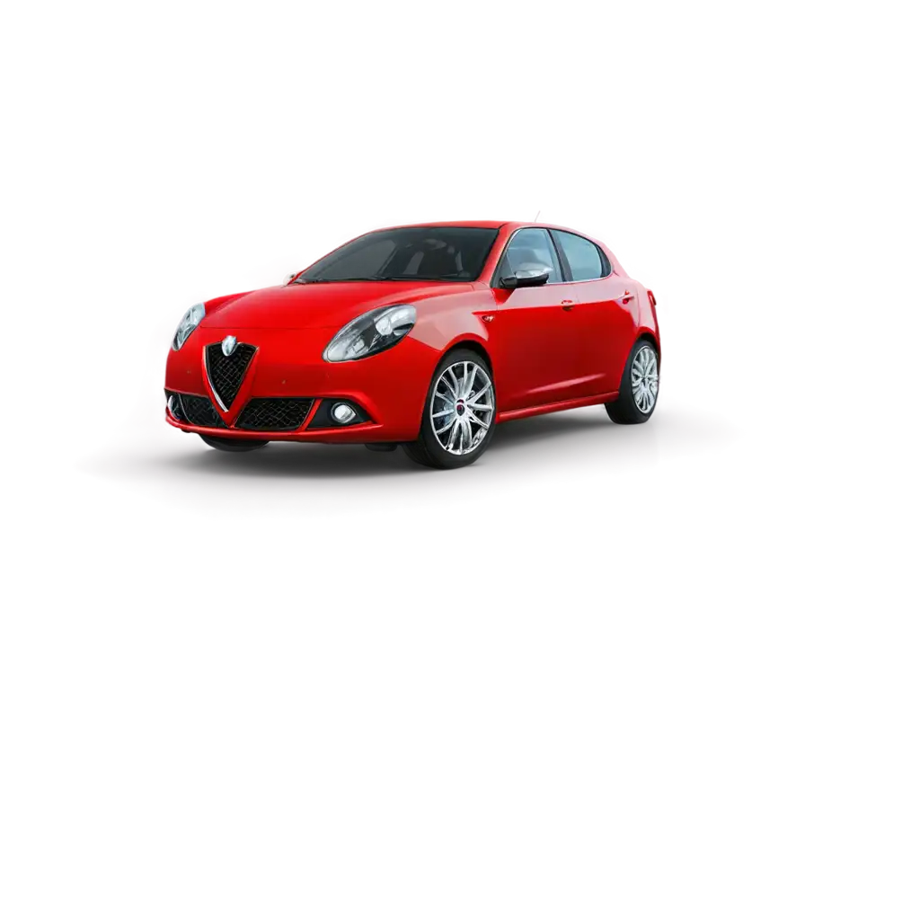 HighQuality-Alfa-Romeo-Giulietta-PNG-Image-Red-Car-Focused