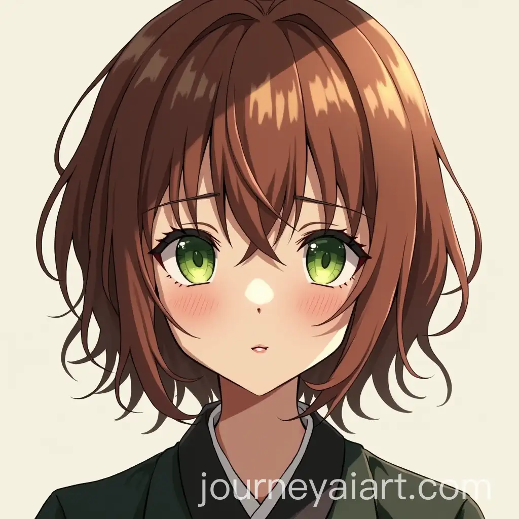 Anime-Girl-with-Brown-Hair-and-Green-Eyes-in-Jujutsu-Kaisen-Style