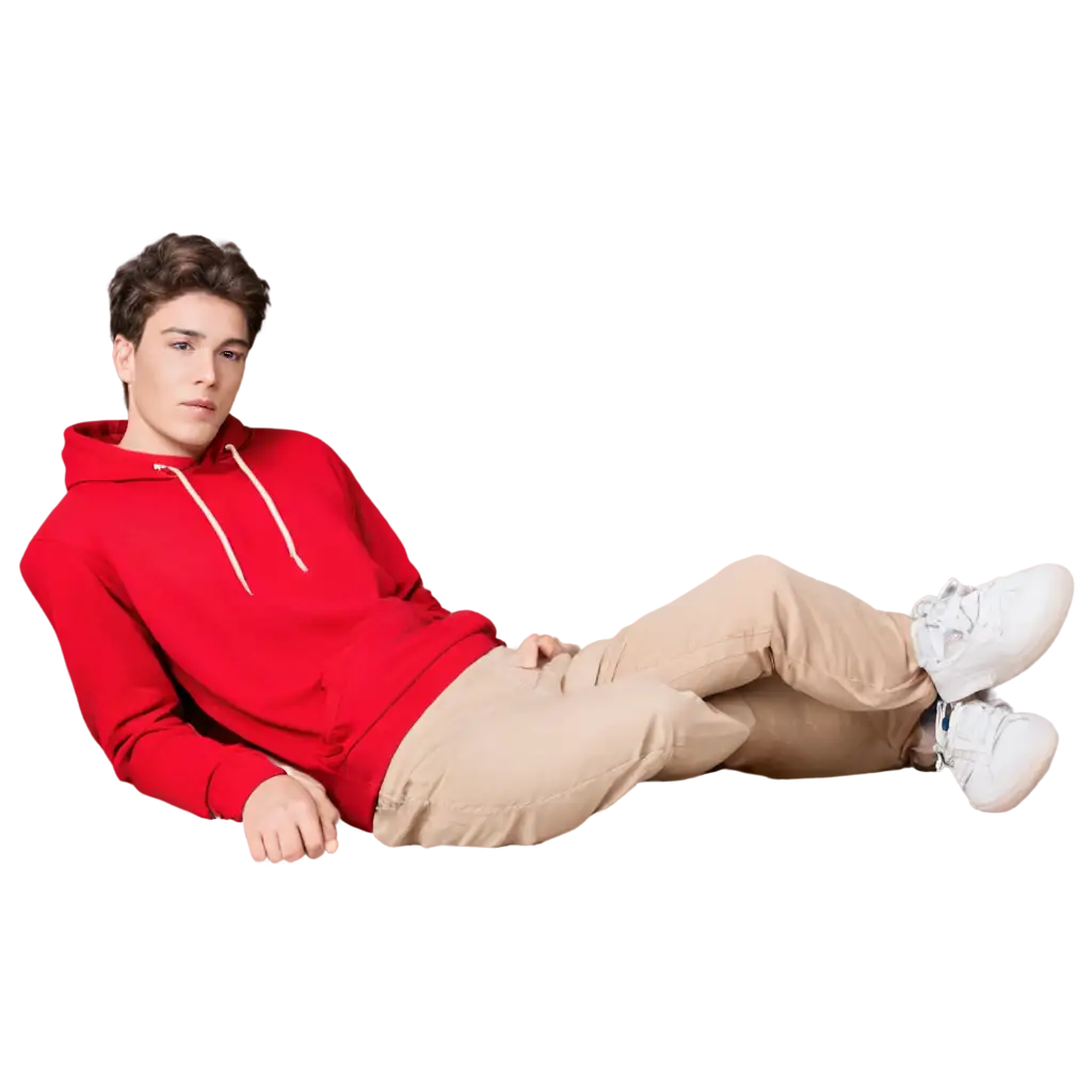 Stylish-Young-Man-in-Red-Hoodie-PNG-Image-Relaxed-Confident-Pose-for-Versatile-Use