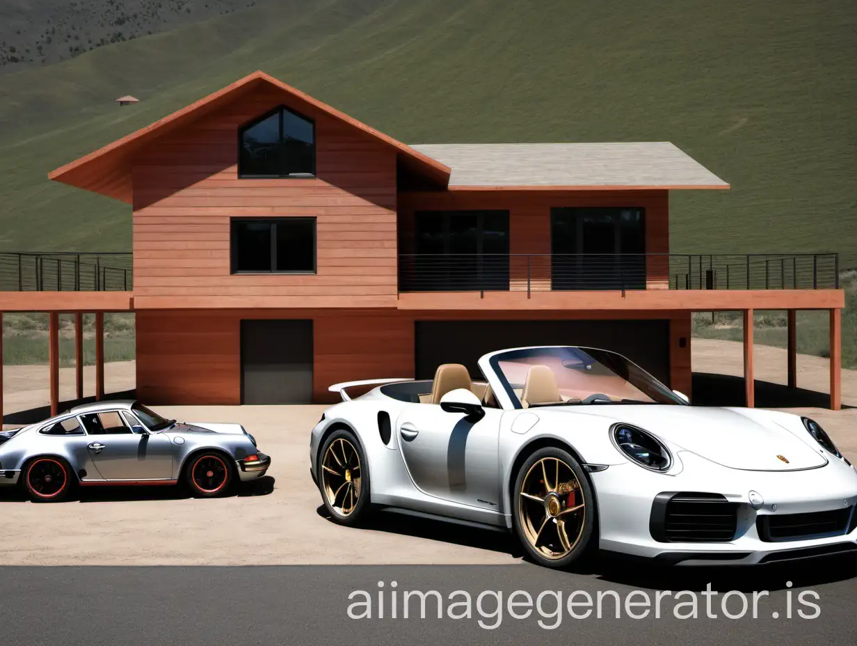 Indian-Ranchstyle-House-with-2025-Porsche-911