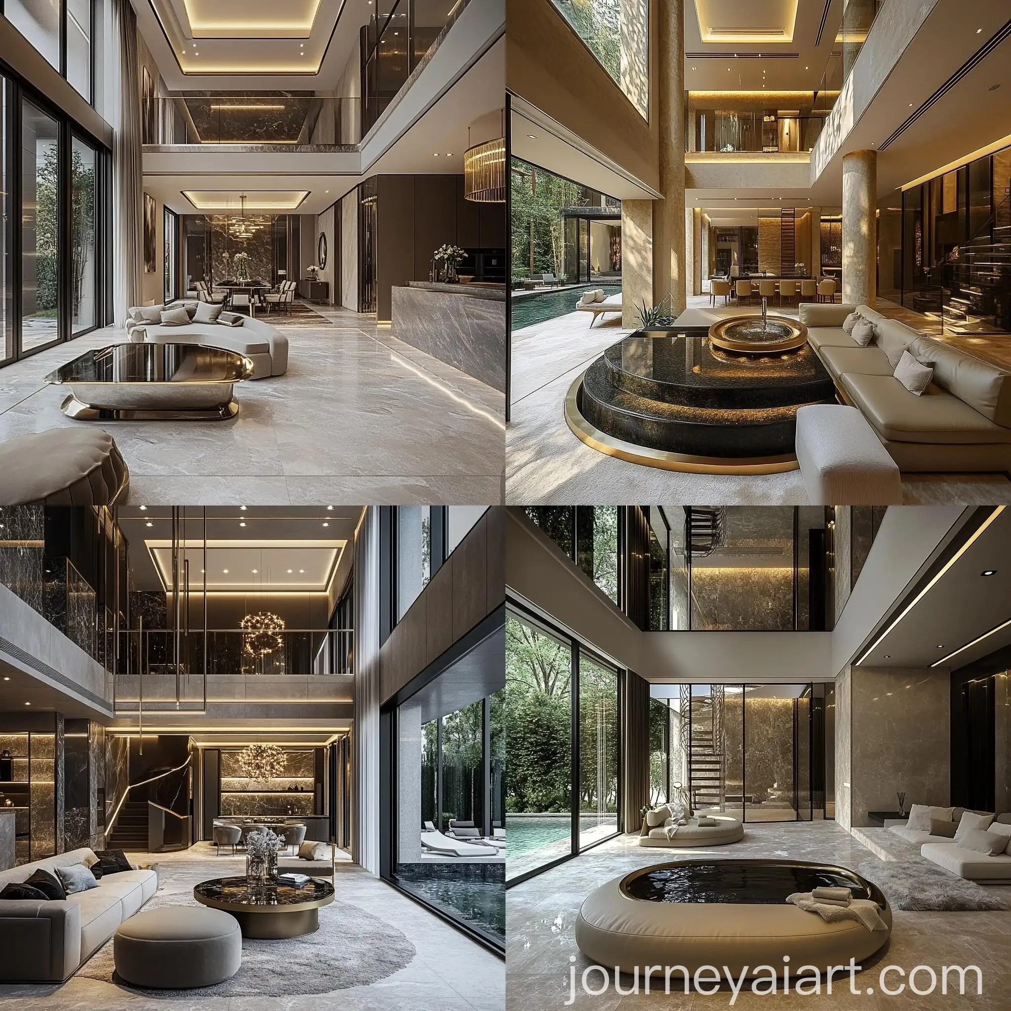 Luxury-Interior-House-with-Kitchen-Bath-and-Pool