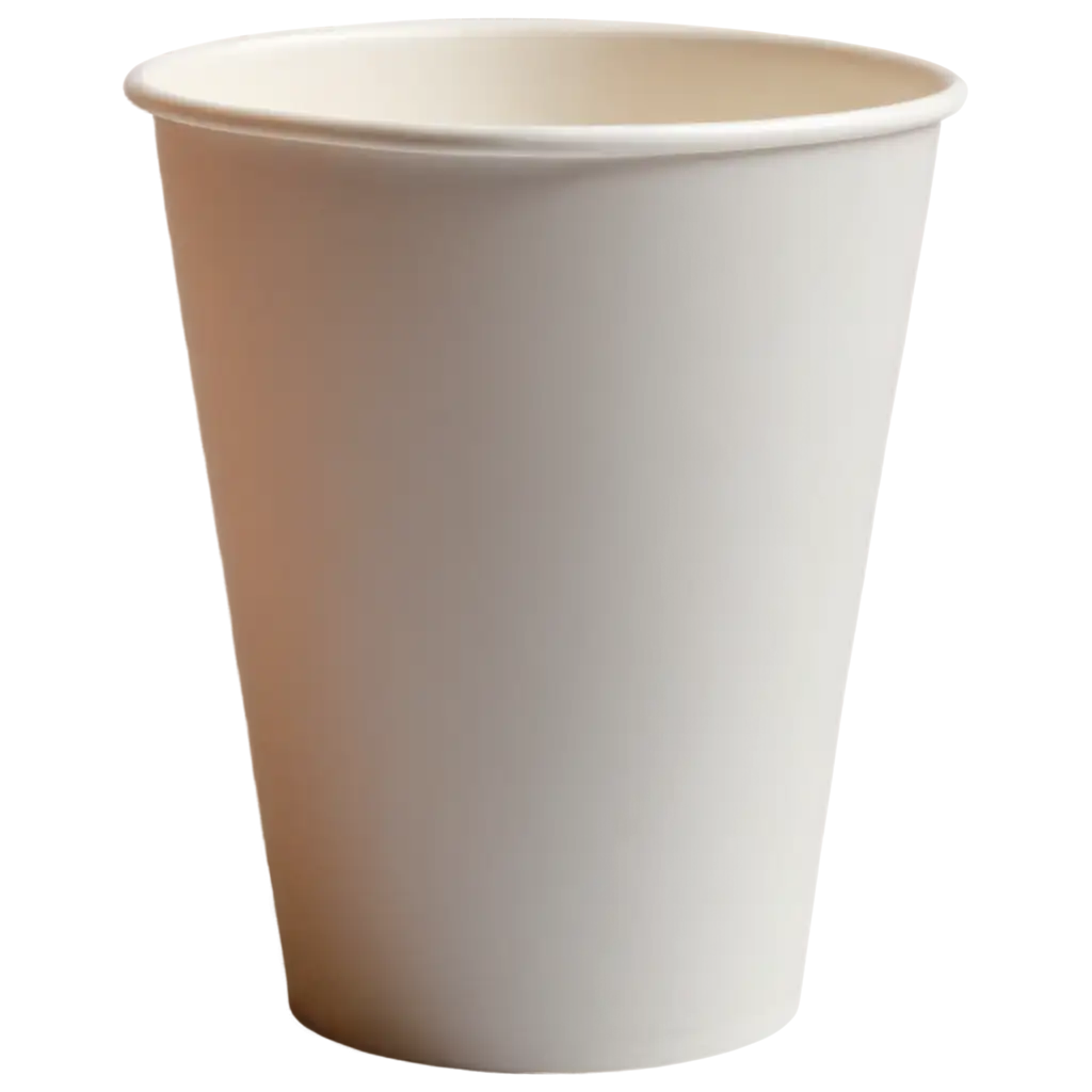 white paper cup