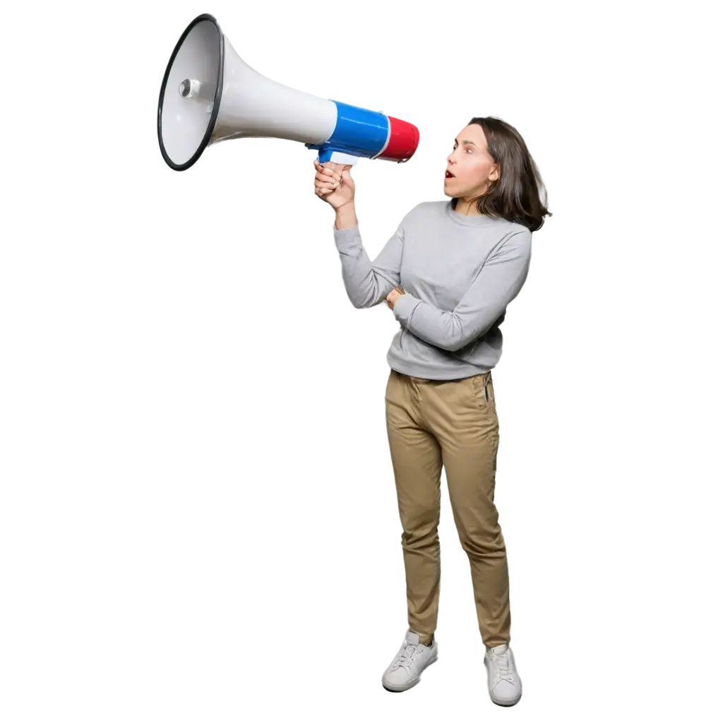 Person-with-Megaphone-PNG-HighQuality-Image-for-Versatile-Use