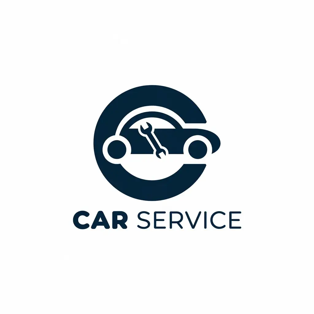 LOGO Design For CAR SERVICE Sleek and Modern Automotive App Logo