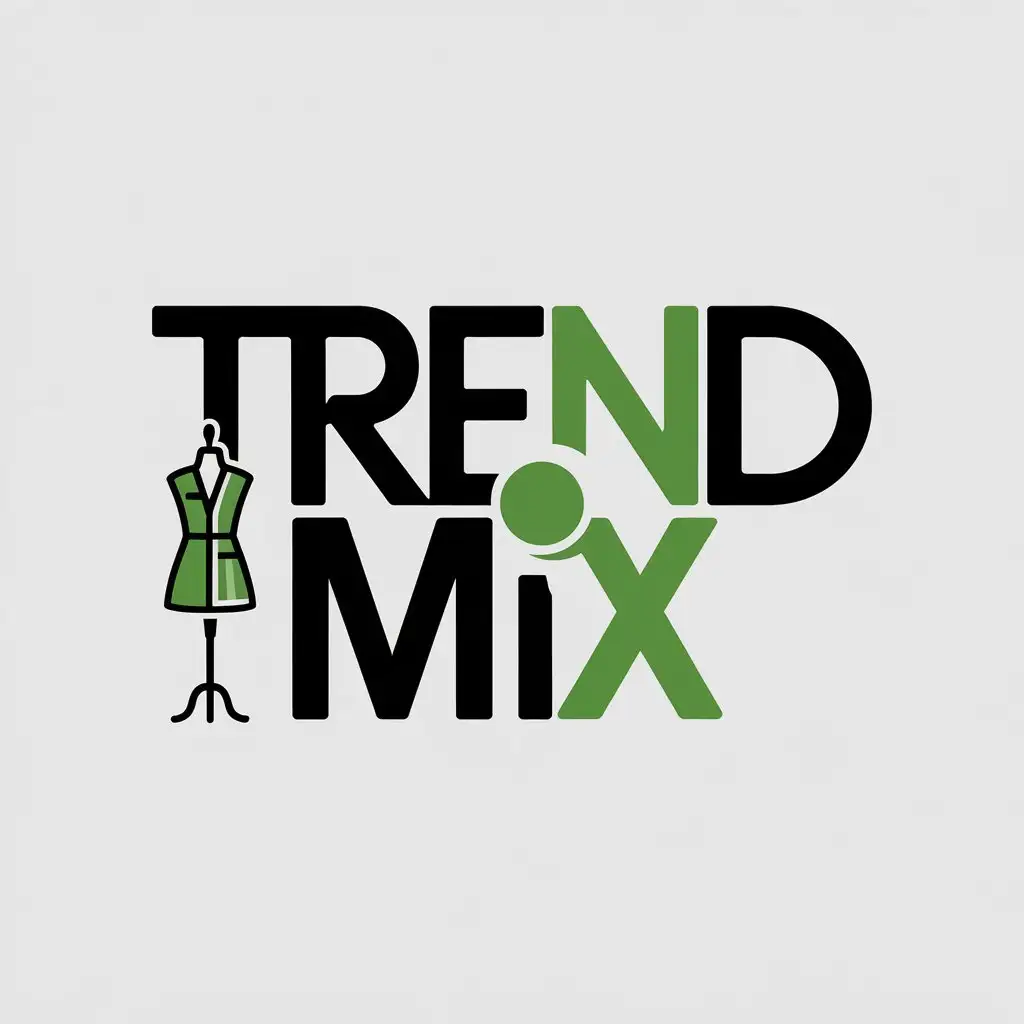 LOGO Design for Trend Mix Womens Fashion with Clear Background and Trendy Style