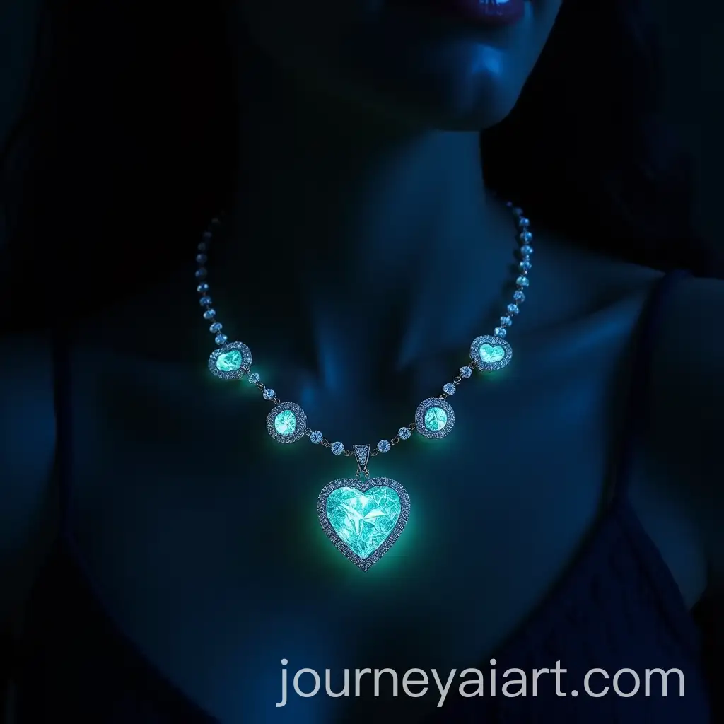 Glowing-Bioluminescent-Starry-Necklaces-with-Diamond-Accents
