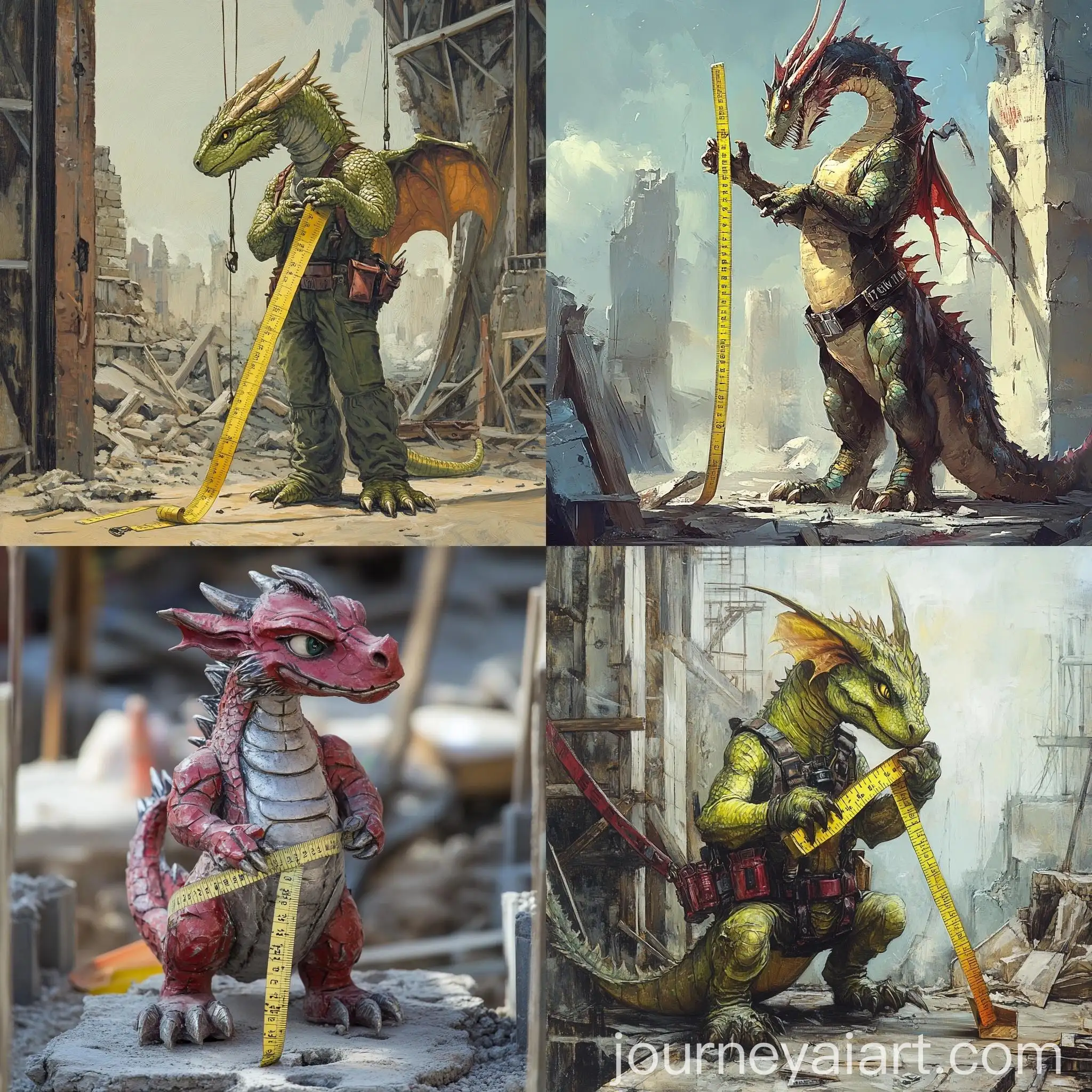 Dragon-Measuring-with-Tape-Measure-in-Construction-Site