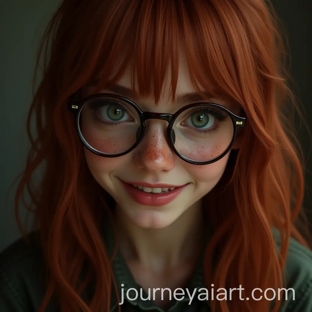 Resident-Evil-Inspired-Redhead-Gamer-with-Ethereal-Beauty