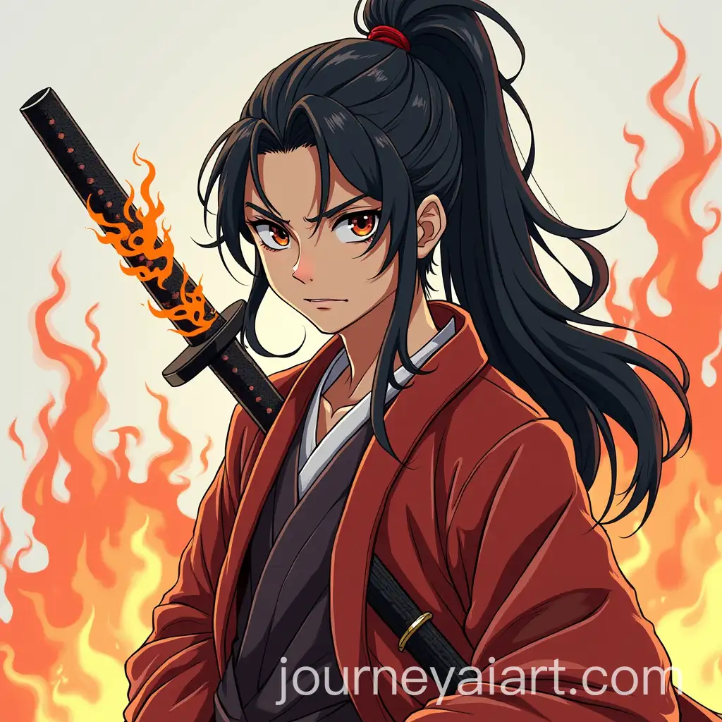 Anime-Ronin-with-Flaming-Katana-and-Intense-Gaze