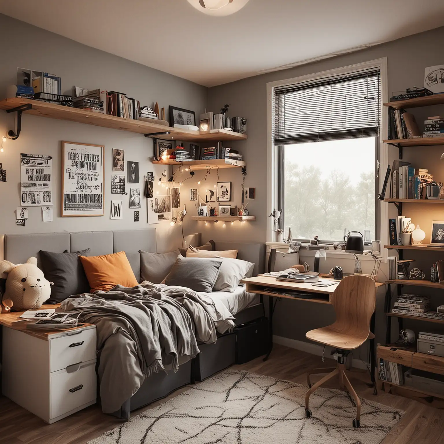 Teenagers-Cozy-Study-Room-with-Modern-Decor-and-Study-Materials