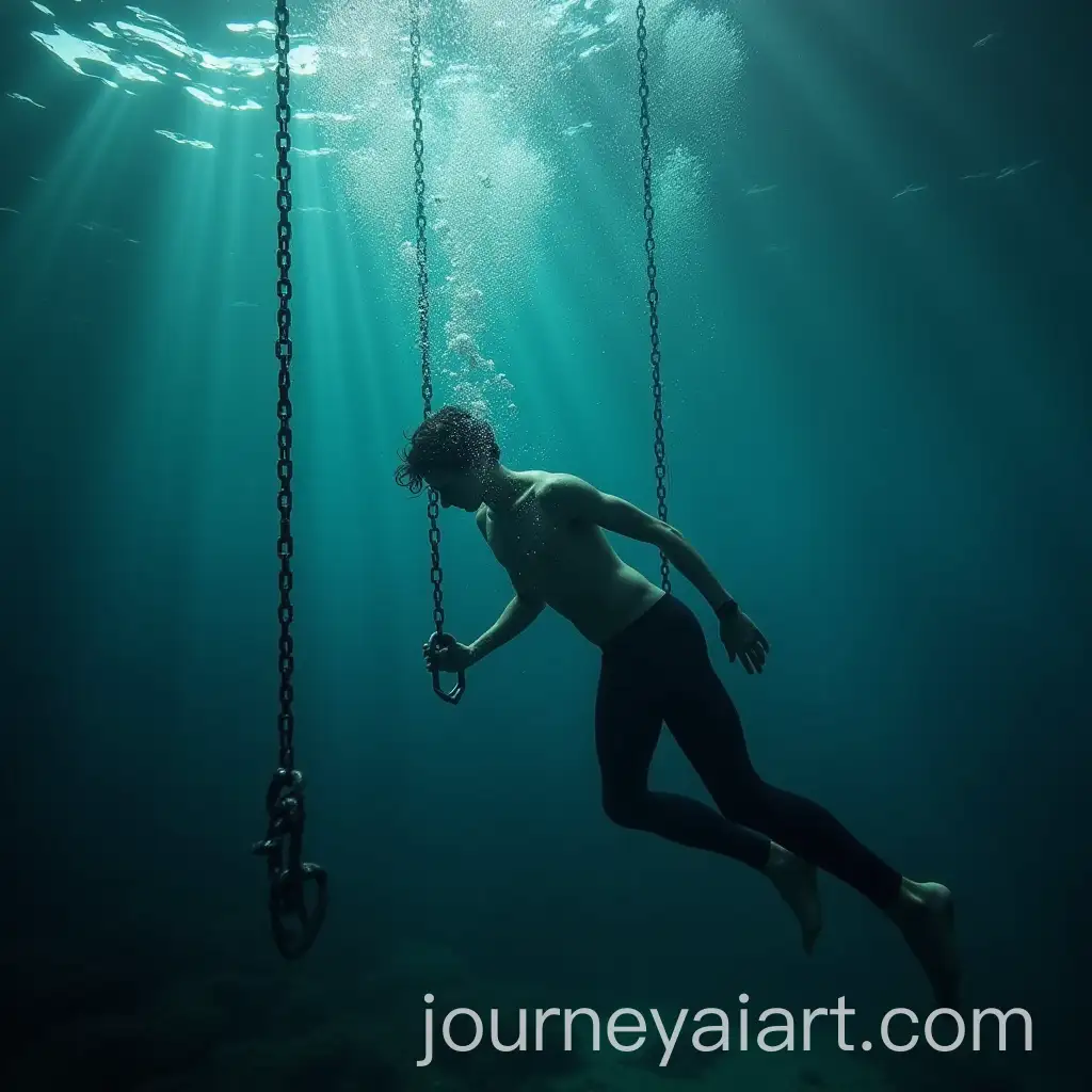 Person-Struggling-to-Escape-Underwater-While-Bound-by-Chains