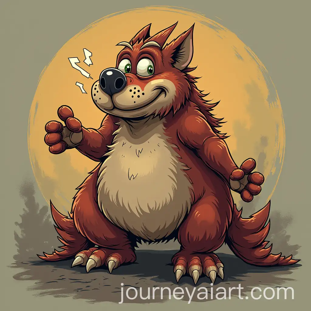 Playful-Chuckling-Character-in-a-Whimsical-Style