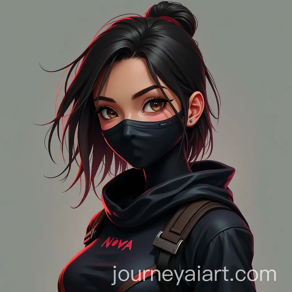 Realistic-Ninja-Girl-with-NOVA-Insignia-in-4K