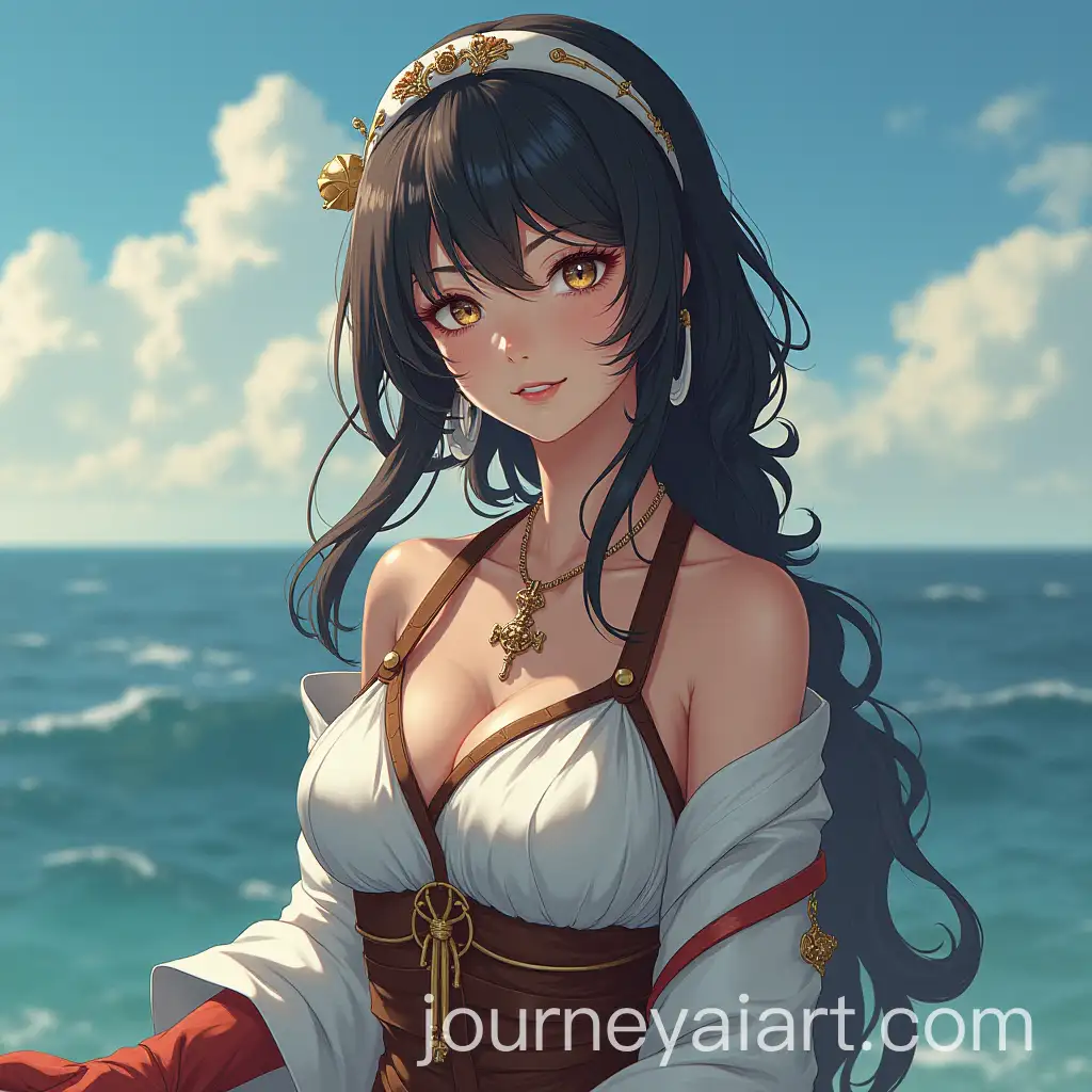 AI-Girl-News-Anchor-in-Studio-Setting