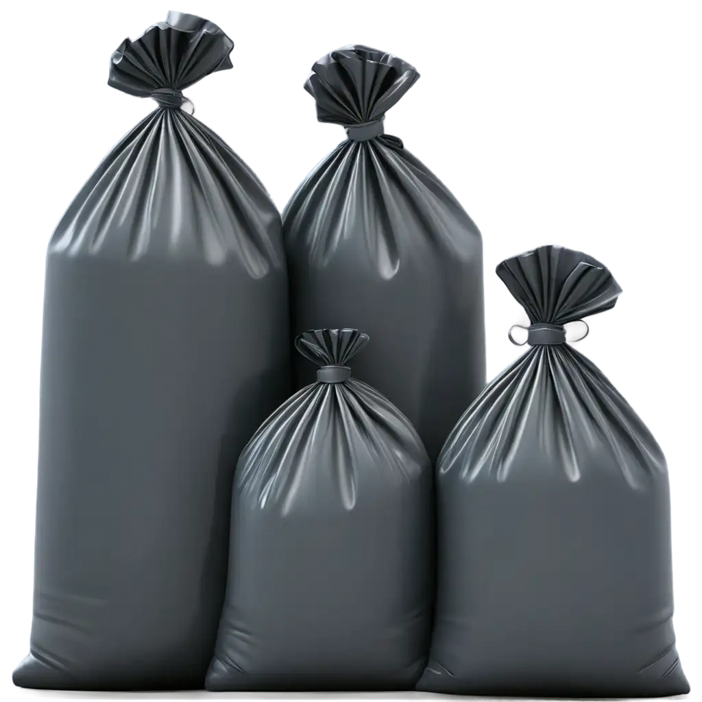 3D-Garbage-Bags-in-Pile-PNG-Icon-for-Clean-and-Clear-Visual-Assets