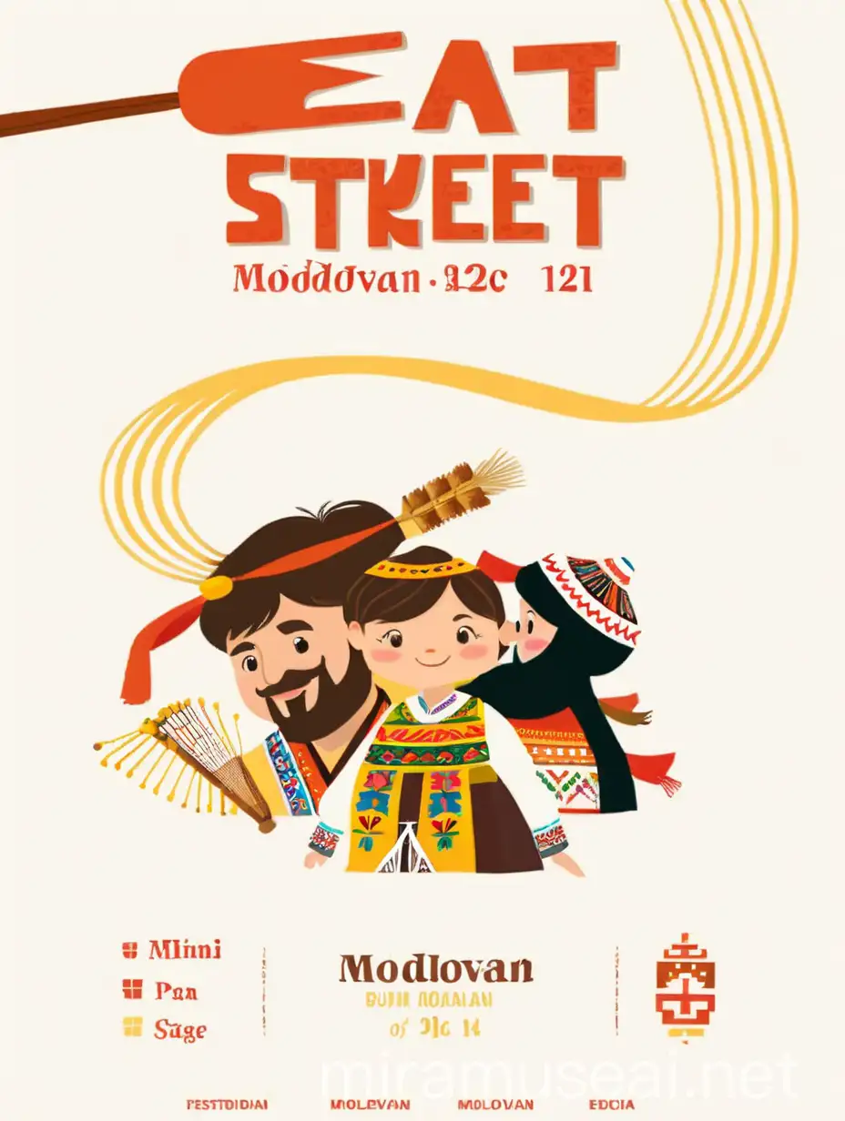 Moldovan Festival Celebration with Dancing Marketplace Handicrafts and Mini Concert