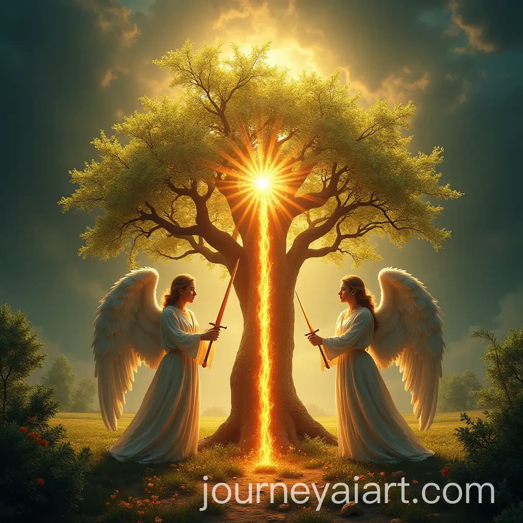 Tree-of-Life-Surrounded-by-Warrior-Angels-in-Lush-Garden-with-Divine-Light