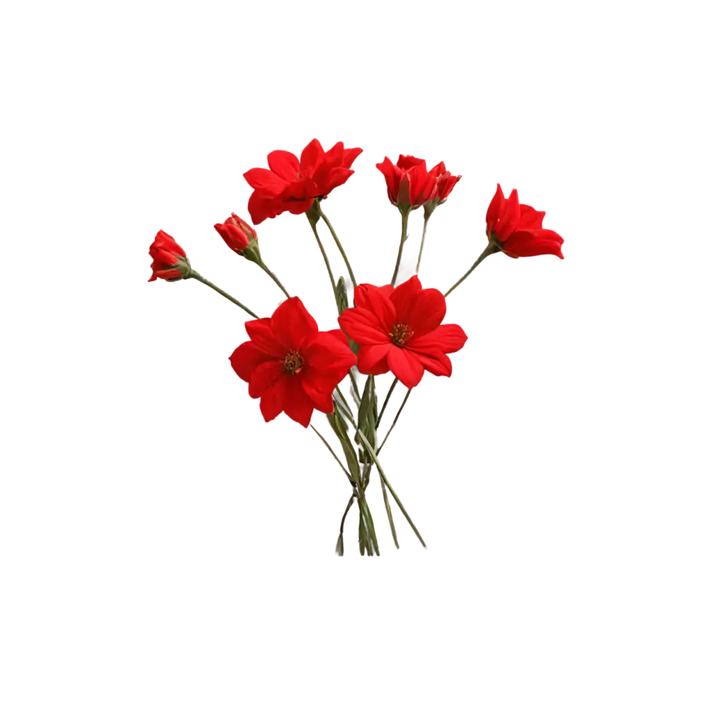 HighQuality-PNG-Flowers-for-Red-Small-Perfect-for-Your-Creative-Projects