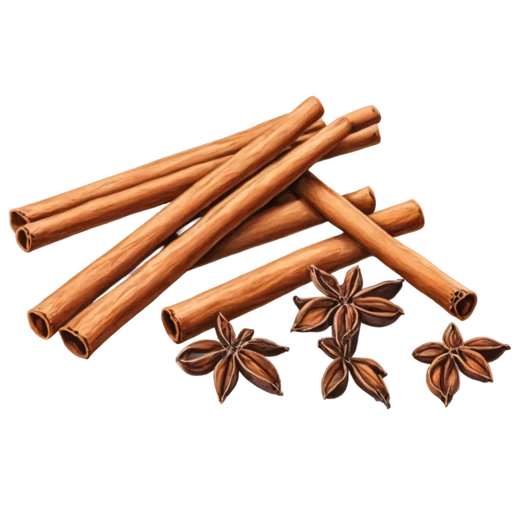 Hand-Drawn-Cinnamon-and-Cloves-PNG-Image-for-Creative-Use