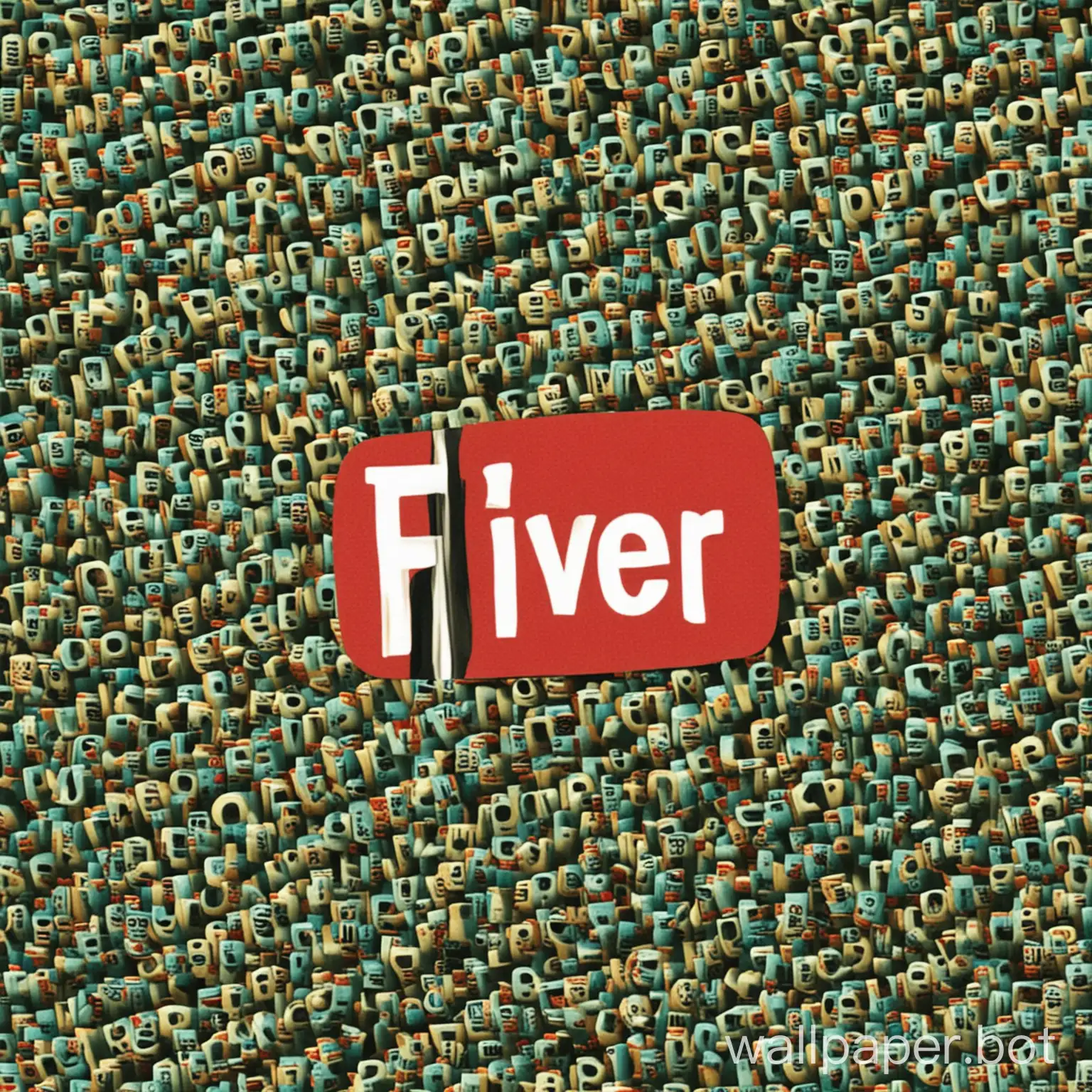 Youtube wallpaper with the word 'fiver' in it