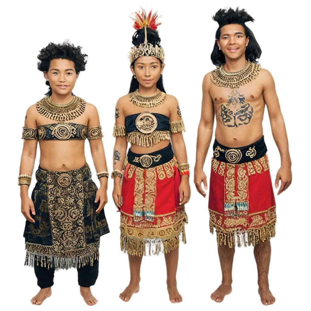 Traditional-Clothing-of-the-Nias-Tribe-from-the-New-Oruba-Region-Indonesia-13th-Century-PNG-Image