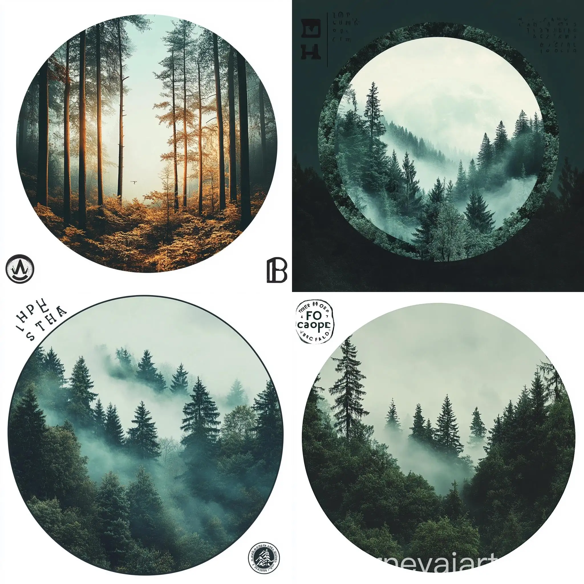 Enchanted-Forest-Scene-with-TextFree-Circle