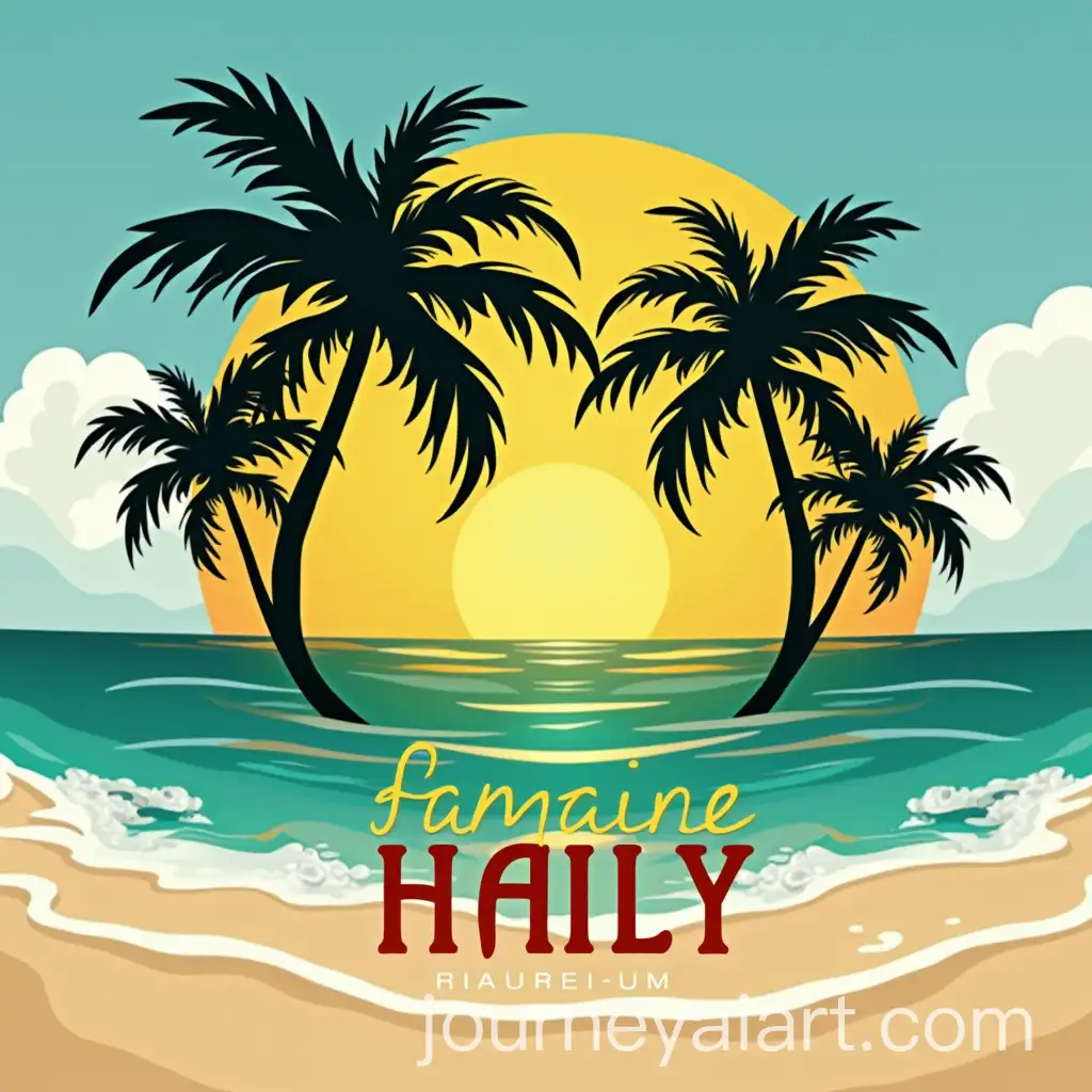 HYDE-Family-Logo-with-Jamaican-Colors-and-Beach-Background