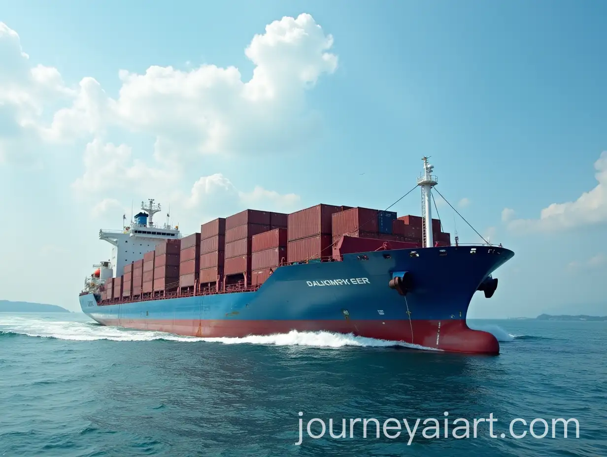 Cargo-Ship-Sailing-Across-the-Ocean-with-Sea-Freight