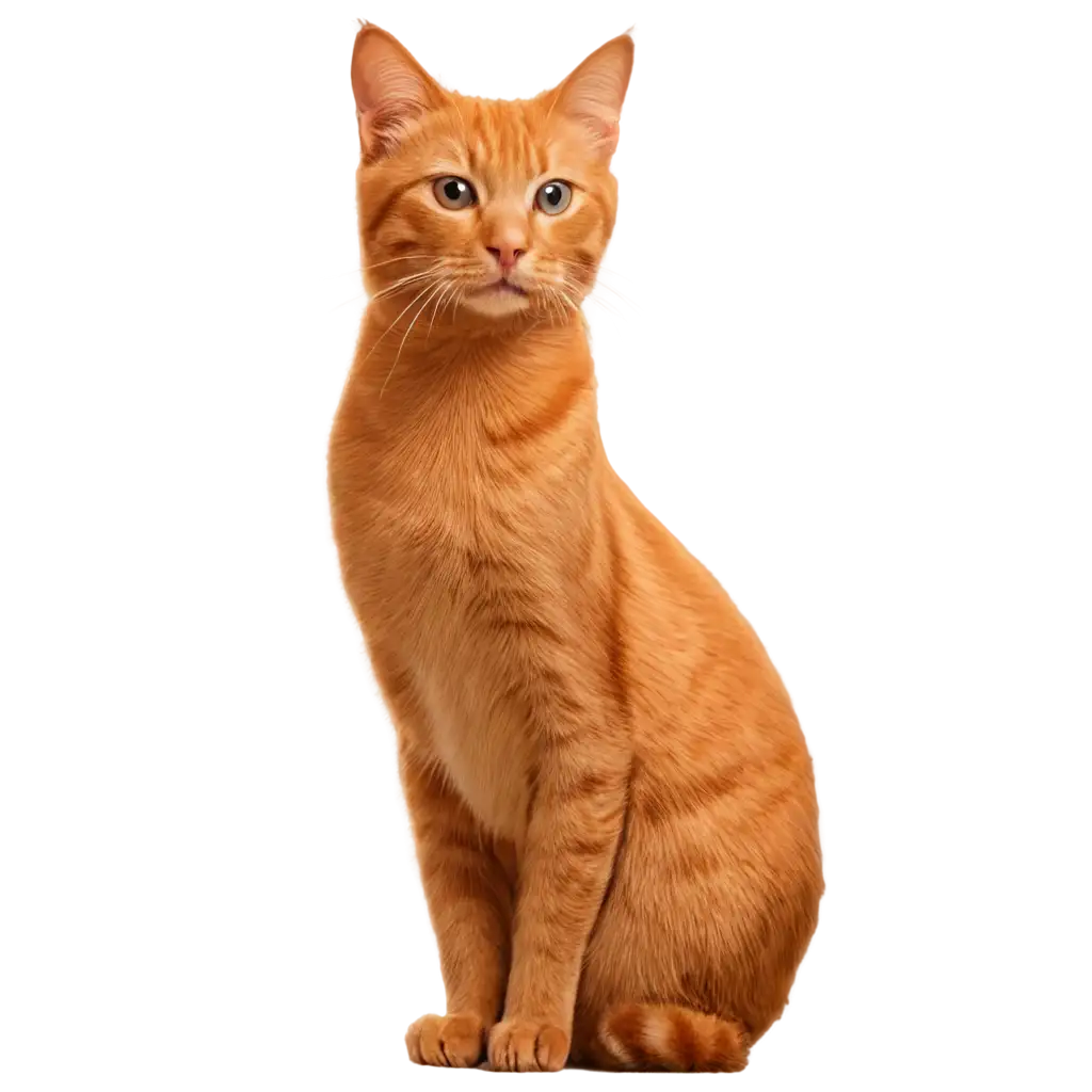 Vibrant-Orange-Cat-PNG-Image-Perfect-for-HighQuality-Digital-Art