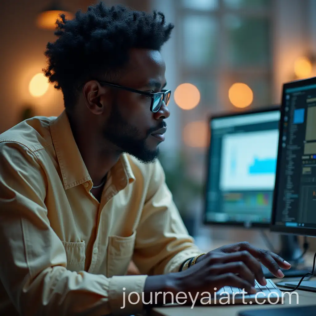 Young-African-Entrepreneur-Using-Computer-for-Web-Banking