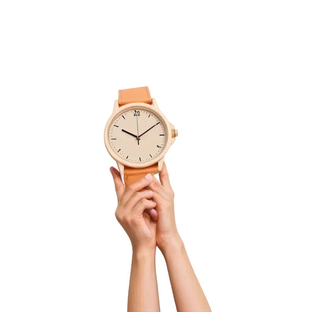 Watch-in-Hand-in-Paper-Style-PNG-Image-for-Creative-Projects